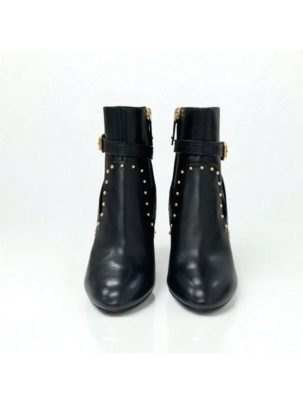 Louis Vuitton Silhouette Line Monogram Boots Short Shoes Leather Black - Picture 3 of 10